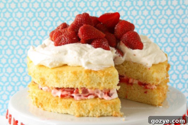 Perfectly baked Layered Strawberry Shortcake layers on a cooling rack