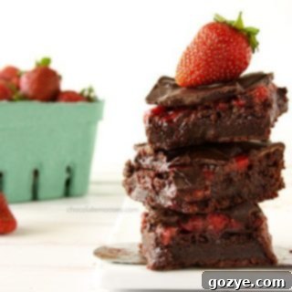 Ultimate Chocolate Covered Strawberry Brownies Recipe