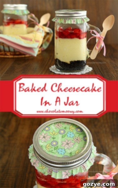 Photo collage for Cheesecake In A Jar recipe