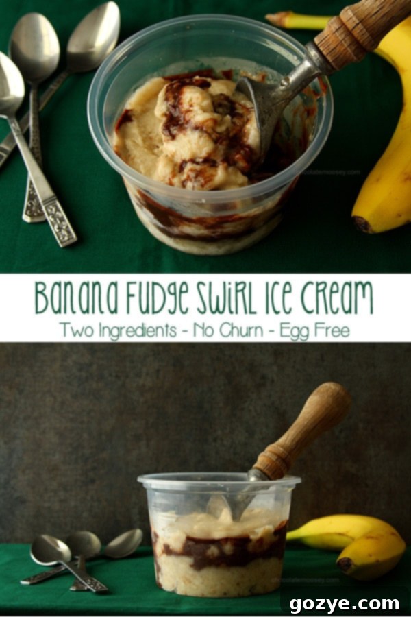A collage showcasing different stages of making banana ice cream or variations, including sliced bananas, blended mixture, and final product