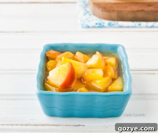 Homemade peach pie filling is a versatile ingredient for pies, cobblers, and more.