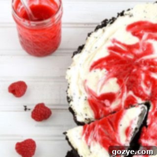 Raspberry Swirl Cheesecake Tart