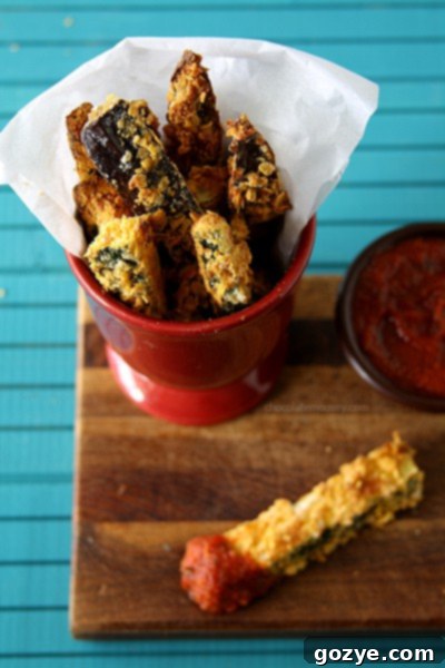 Coating Zucchini and Eggplant Fries in Crispy Breading