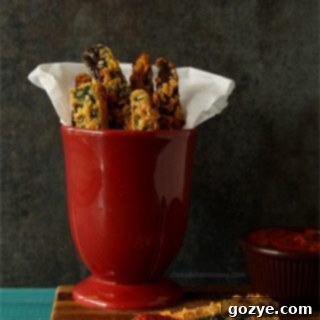 Crispy Baked Ratatouille (Zucchini and Eggplant) Fries With Spicy Tomato Dipping Sauce