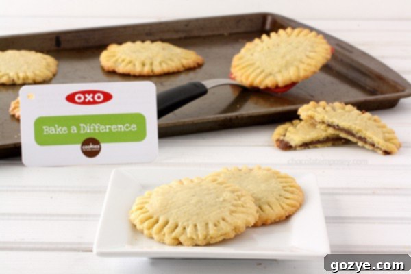 Nutella Dream Pocket Cookies – A sweet treat for a noble cause, supporting childhood cancer awareness