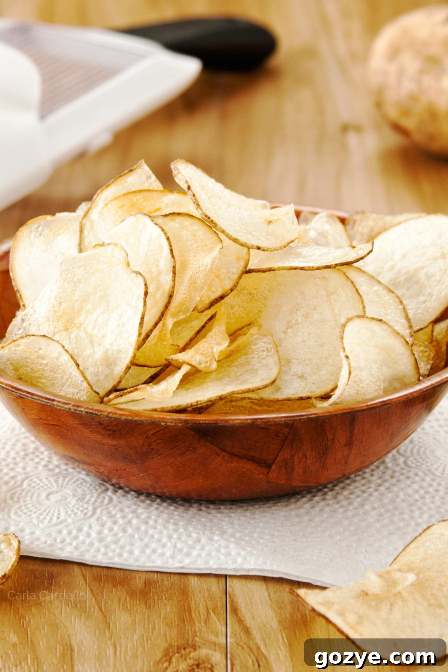 Homemade Zesty Salt and Vinegar Chips 2 Bowl of homemade salt and vinegar chips