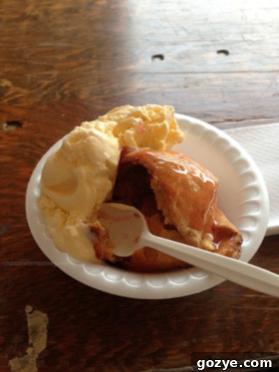 Fresh hot and cold apple cider at Delmont Apple Festival