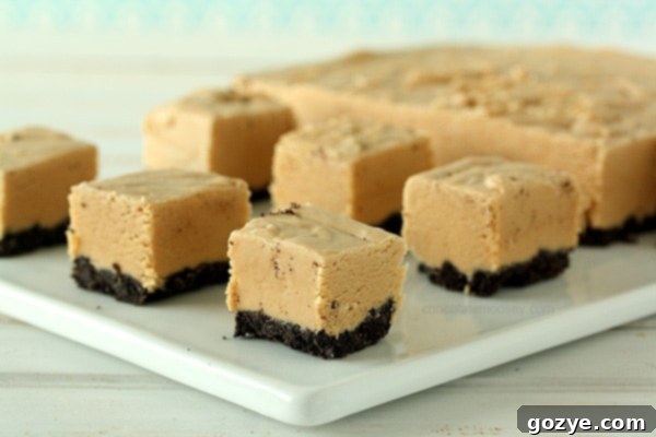 Easy Peanut Butter Oreo Fudge | www.chocolatemoosey.com